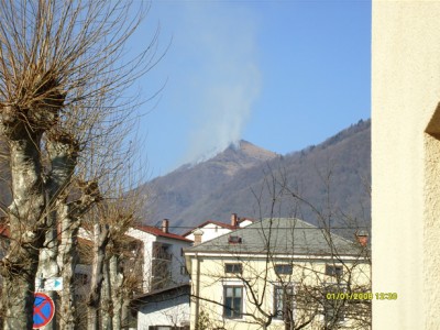 Tako se je vse skupaj videlo iz Tolmina....
