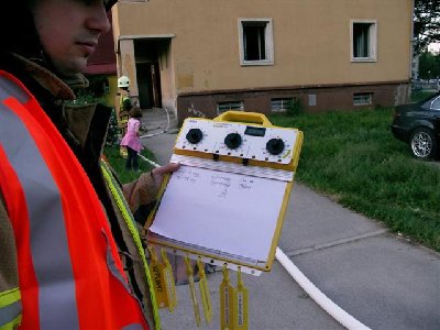 Pogled na kontrolno ploščo