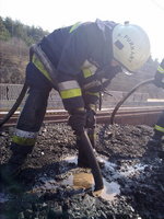 Gašenje gorečega premoga