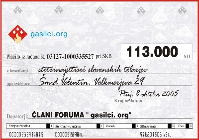 113.000 sit za VALENTINA